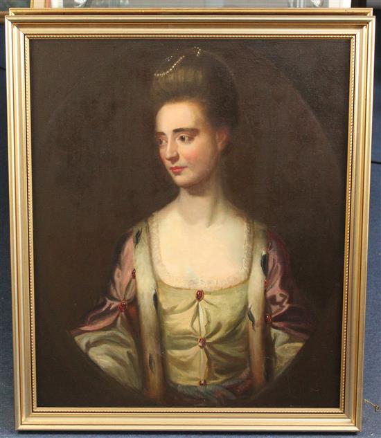 18th century English School Portraits of the Rt. Hon. Alexander Crookshank, 30 x 25in.